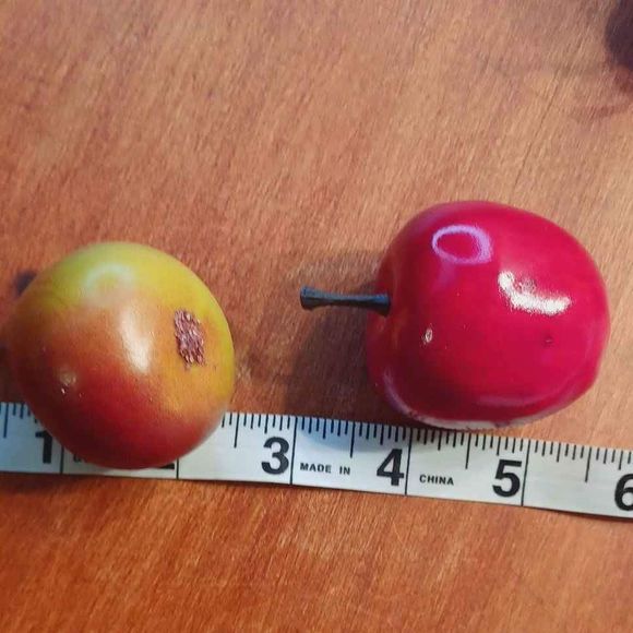 Artificial Pears And Apples Decor 29 Pieces 2-2.5 Inches - Picture 5 of 5